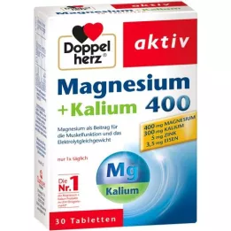 DOPPELHERZ Magnesio+tabletas de potasio, 30 pz