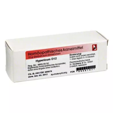 HYPERICUM D 12 Globuli, 10 g