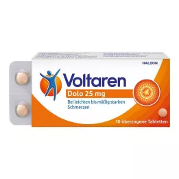 VOLTAREN Dolo 25 mg comprimidos recubiertos, 10 uds