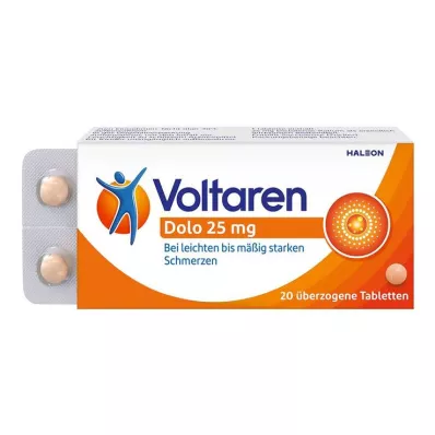 VOLTAREN Dolo 25 mg comprimidos recubiertos, 20 uds