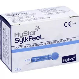 MYSTAR Sylkfeel Lanzetten 28 G, 25 pz