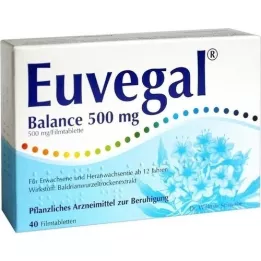 EUVEGAL Balance de 500 mg de tabletas recubiertas de película, 40 pz