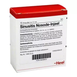SINUSITIS Ampollas de Nosode Injeel, 10 uds