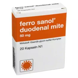 FERRO SANOL Ácaro duodenal 50 mg comprimidos gastrorresistentes, 20 uds