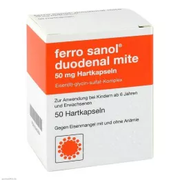 FERRO SANOL Ácaro duodenal 50 mg comprimidos gastrorresistentes, 50 uds