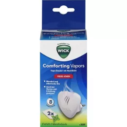WICK Comfort.Vapors Vapo Plug incluye 5 almohadillas aromáticas, 1 P