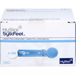 MYSTAR Lancetas SylkFeel 28 G, 100 uds
