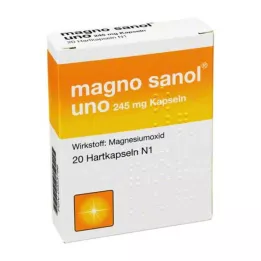 MAGNO SANOL cápsulas de uno 245 mg, 20 uds