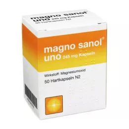 MAGNO SANOL cápsulas de uno 245 mg, 50 uds