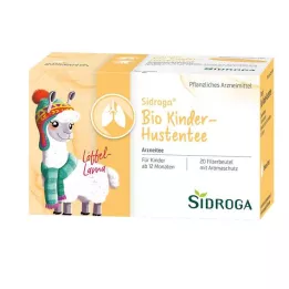 SIDROGA Bolsitas de filtro de té orgánico contra la tos para niños, 20 x 1,5 g