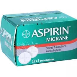 ASPIRIN MIGRÄNE Comprimidos efervescentes, 24 uds