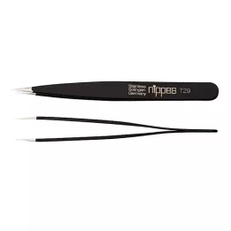 NIPPES Pinzas cosméticas, puntiagudas, de acero inoxidable n.º 729, 1 ud