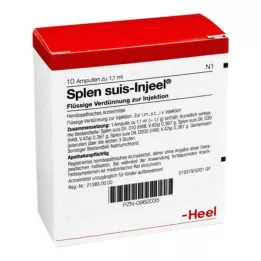 SPLEN Suis Injel Ampoules, 10 pz