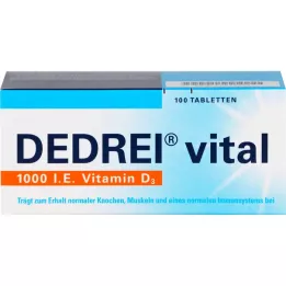 Tabletas Dedrei Vital, 100 pz