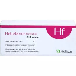 HELLEBORUS FOETIDUS agua. D 12 ampollas, 8x1 ml