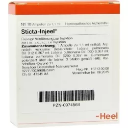 STICTA INJEEL Ampoules, 10 pz