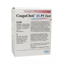 COAGUCHEK XS PT Prueba, 2X24 St