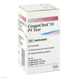 COAGUCHEK XS PT Prueba, 24 piezas