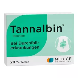 TANNALBIN Tabletas, 20 uds