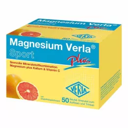 MAGNESIUM VERLA plus granulado, 50 uds