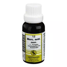 MERCURIUS SUBLIMATUS CORR.F Complejo No.12 Dilución, 20 ml