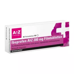 IBUPROFEN AbZ 200 mg comprimidos recubiertos con película, 10 uds