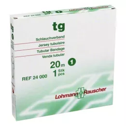 TG Venda tubular tamaño 1 20 m color blanco, 1 pieza