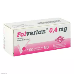 FOLVERLAN Comprimidos de 0,4 mg, 100 uds