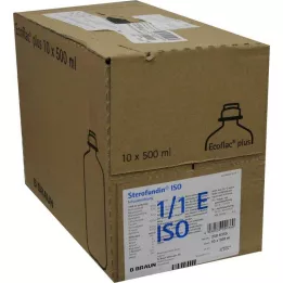 STEROFUNDIN ISO Solución para infusión Ecoflac Plus, 10X500 ml