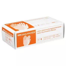 HANDSCHUHE Látex sin polvo talla S, 100 piezas