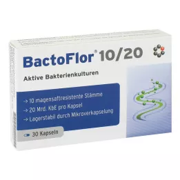 BACTOFLOR 10/20 cápsulas, 30 uds