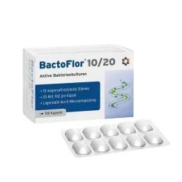 BACTOFLOR 10/20 cápsulas, 100 uds