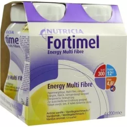 FORTIMEL Energy Multifibre Vanillge Taste, 4x200 ml