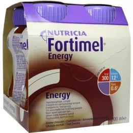 FORTIMEL Sabor de chocolate energético, 4x200 ml