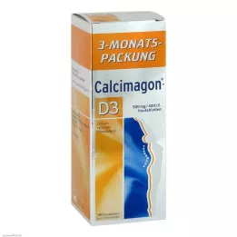 CALCIMAGON Tabletas masticables D3, 180 uds