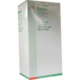 GAZIN Gasa comp. 10x10 cm estéril 12 capas, 5X20 uds