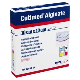 Compresas de alginato de alginato cutimed 10x10cm, 10 st