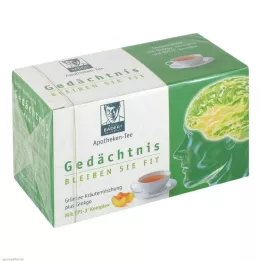 Badeers Pharmacy Tea Memory, 20 pz