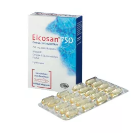 EICOSAN Cápsulas blandas de concentrado de Omega-3 750, 60 uds