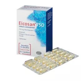 EICOSAN Cápsulas blandas de concentrado de Omega-3 750, 120 uds