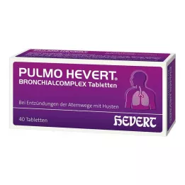 PULMO HEVERT Comprimidos de complejo bronquial, 40 uds