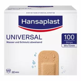 HANSAPLAST Strips Universal Waterres.30x72 mm, 100 pz