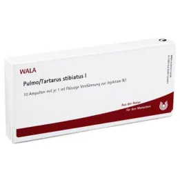 PULMO/TARTARUS Ampollas de stibiatus I, 10 x 1 ml