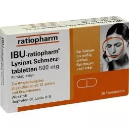 IBU-RATIOPHARM Lysinat Pain -Dold. 500 mg, 20 pz