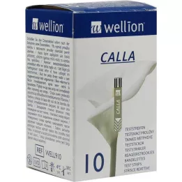 WELLION CALLA Tiras reactivas para medir la glucosa en sangre, 10 uds