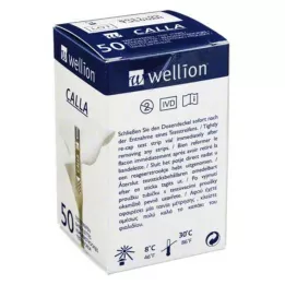 WELLION CALLA Tiras reactivas para medir la glucosa en sangre, 50 uds
