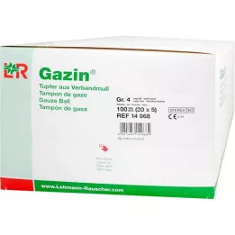 GAZIN raupfer eigr.steril 2+3 schutzr.o.rk, 100 pz