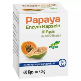 PAPAYA ENZYM Cápsulas, 60 pz