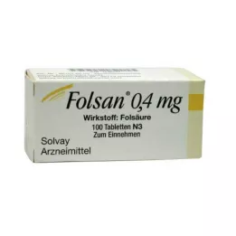 FOLSAN Comprimidos de 0,4 mg, 100 uds