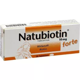 NATUBIOTIN 10 mg de tabletas Forte, 20 pz